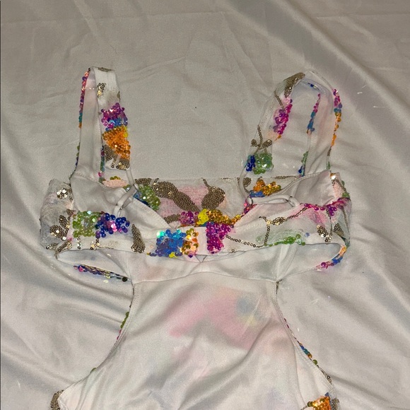 Lucy in the Sky Iridescent Sequin Dress - Picture 4 of 7